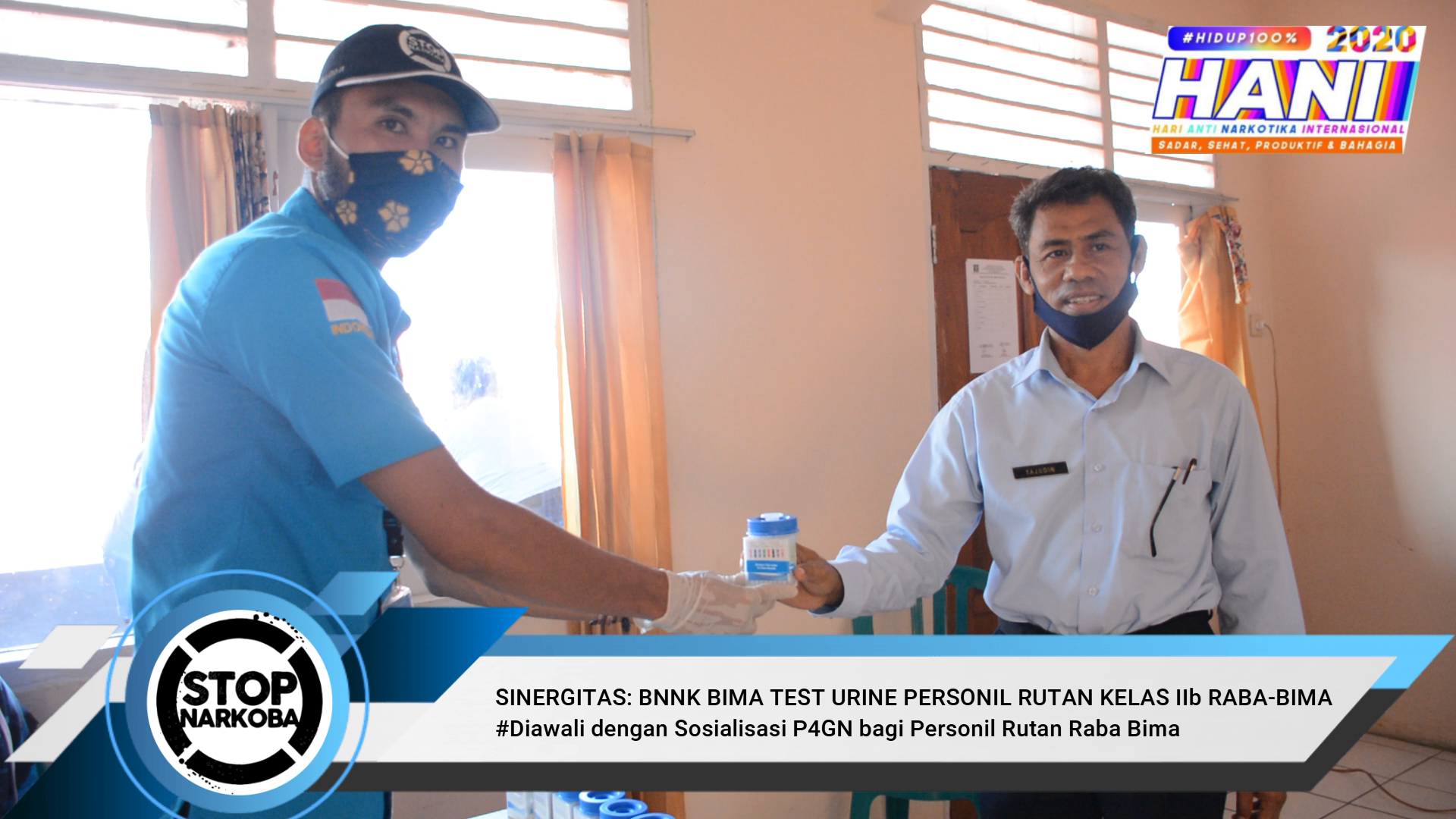 Sinergitas BNNK Bima Test Urine Personil Rutan Bima Sinergitas BNNK Bima Test Urine Personil Rutan Bima