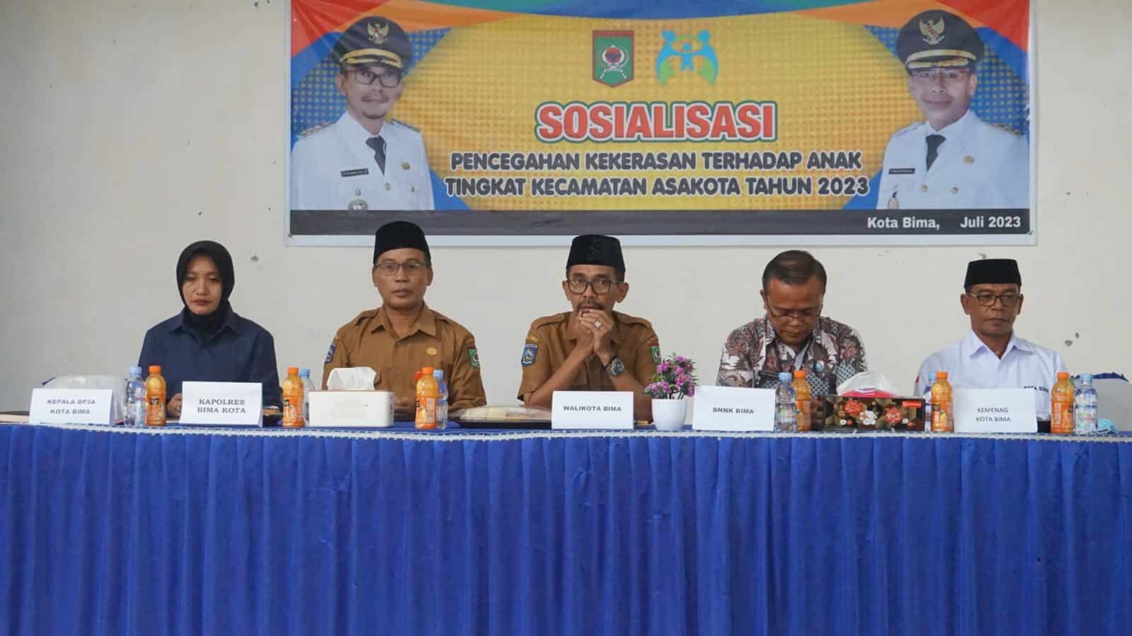 Ka. BNNK Bima hadiri sosialisasi kekerasan terhadap anak Ka. BNNK Bima