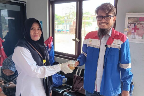 Kembali BNNK Bima Lakukan Tes Urine Karyawan PT. Elnusa Petrofin Bima