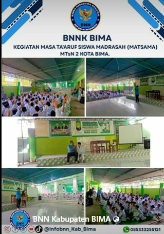 BNNK Bima Edukasi Bahaya Narkoba pada MATSAMA MTsN 2 Kota Bima BNNK Bima Edukasi Bahaya Narkoba pada MATSAMA MTsN 2 Kota Bima